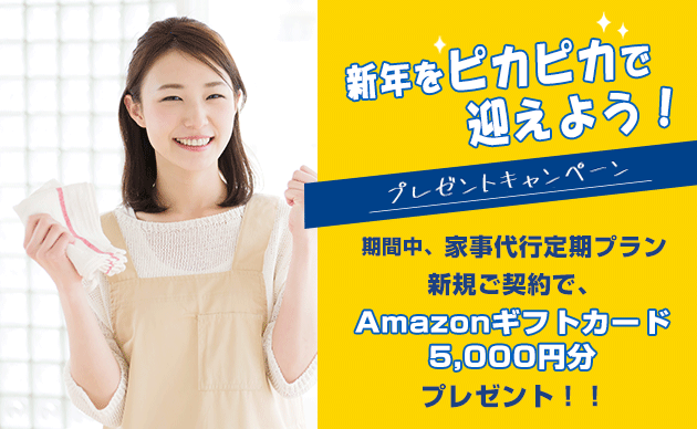 新年をピカピカで迎えよう！